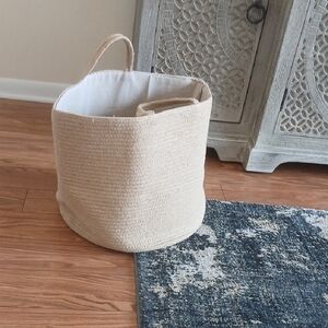 Natural Tan Woven Storage Basket